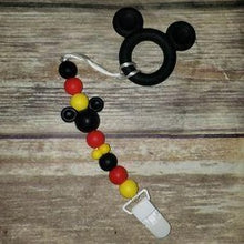 Load image into Gallery viewer, Mickey Paci Clip and Teether Combo