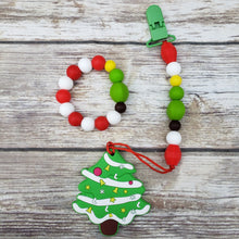 Load image into Gallery viewer, Oh Christmas Tree! Paci + Teether Combo and Freezer Teether
