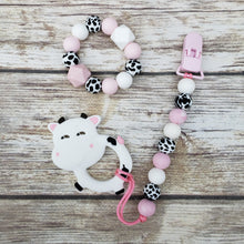 Load image into Gallery viewer, Strawberry Milk Paci + Teether Combo and Freezer Teether